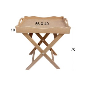 T759 Çapraz Ayaklı Takım Tepsi Ahşap Boyanabilir Obje