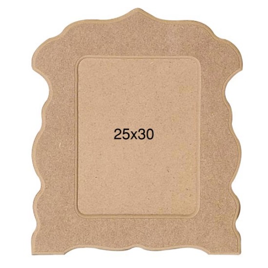 ÇER105 Büyük Resim Çerçevesi Ahşap Boyanabilir Obje