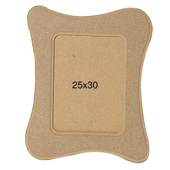 ÇER107 Büyük Resim Çerçevesi Ahşap Boyanabilir Obje