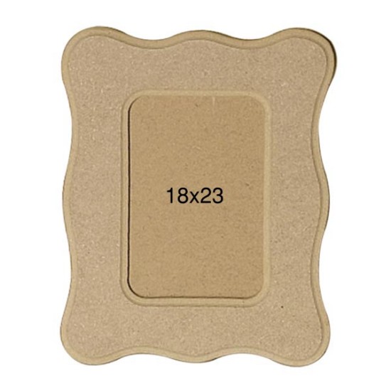 ÇER109 Küçük Resim Çerçevesi Ahşap Boyanabilir Obje