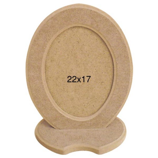 ÇER118 Ayaklı Resim Çerçevesi Ahşap Boyanabilir Obje