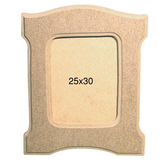 ÇER119 Büyük Resim Çerçevesi Ahşap Boyanabilir Obje