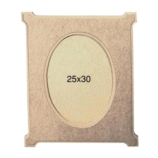 ÇER121 Büyük Resim Çerçevesi Ahşap Boyanabilir Obje