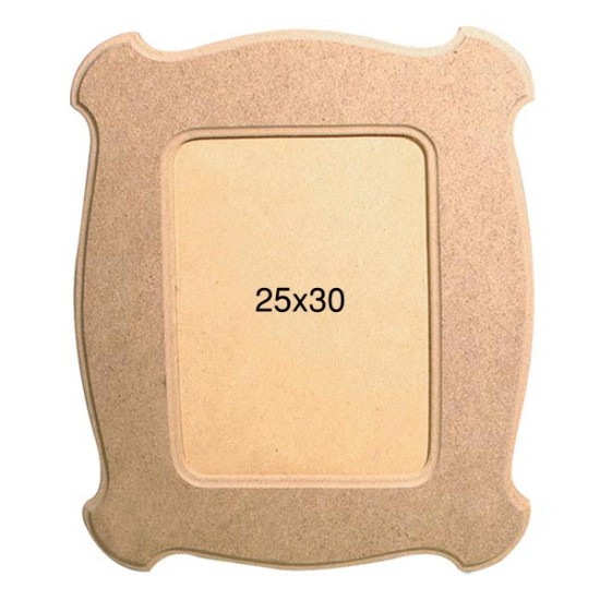 ÇER123 Büyük Resim Çerçevesi Ahşap Boyanabilir Obje