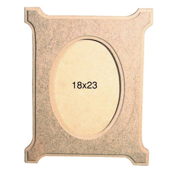 ÇER124 Küçük Resim Çerçevesi Ahşap Boyanabilir Obje