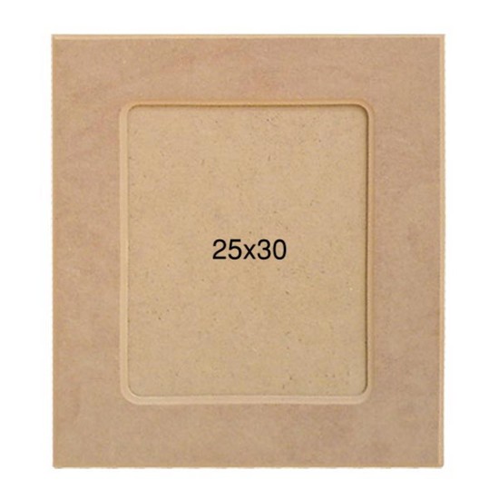 ÇER125 Büyük Resim Çerçevesi Ahşap Boyanabilir Obje