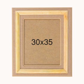 ÇER129 Büyük Çıtalı Resim Çerçevesi Ahşap Boyanabilir Obje
