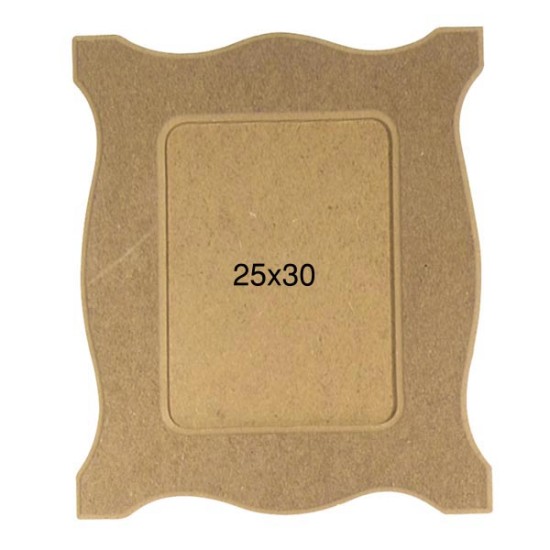 ÇER133 Büyük Resim Çerçevesi Ahşap Boyanabilir Obje