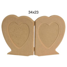 ÇER138 Kalpli Menteşeli Resim Çerçevesi Ahşap Boyanabilir Obje