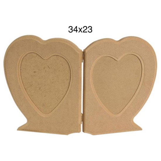 ÇER138 Kalpli Menteşeli Resim Çerçevesi Ahşap Boyanabilir Obje