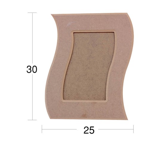 ÇER141 Büyük Resim Çerçevesi Ahşap Boyanabilir Obje