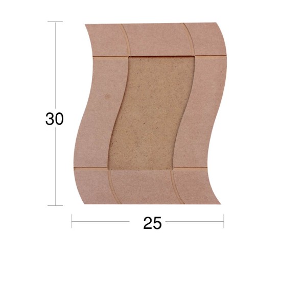 ÇER142 Büyük Resim Çerçevesi Ahşap Boyanabilir Obje