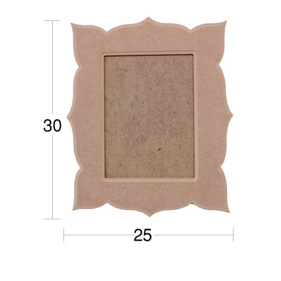 ÇER145 Büyük Resim Çerçevesi Ahşap Boyanabilir Obje