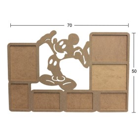 ÇER90 Çoklu Resim Çerçevesi Ahşap Boyanabilir Obje