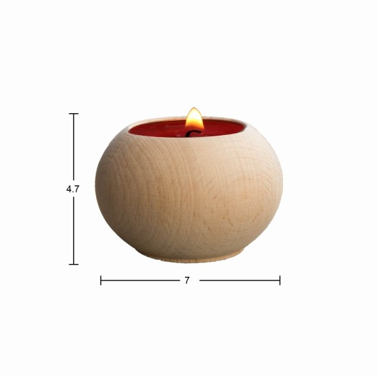 ŞA53 Şamdan (4.7 cm) Ahşap Boyanabilir Obje