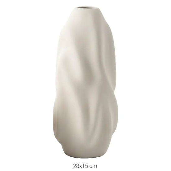 SR002 Büyük Damla Ham Seramik Obje