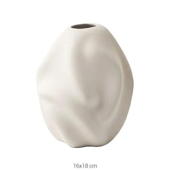 SR003 Küçük Damla Ham Seramik Obje