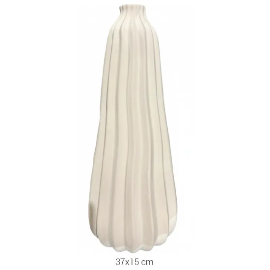 SR014 Armut Vazo Ham Seramik Obje