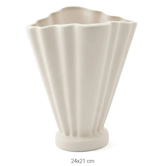 SR017 Kupa Vazo Ham Seramik Obje