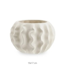 SR034 Fırfırlı Küre Ham Seramik Obje