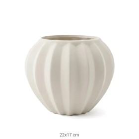 SR055 Büyük Rölyefli Küre Ham Seramik Obje