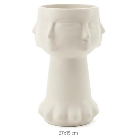 SR061 Adler Küçük Vazo Ham Seramik Obje