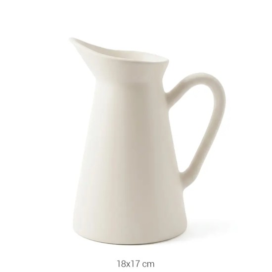 SR065 İtalyan Sürahi Ham Seramik Obje