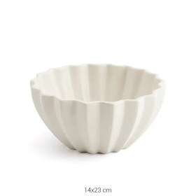 SR076 Rölyefli Tabak Ham Seramik Obje