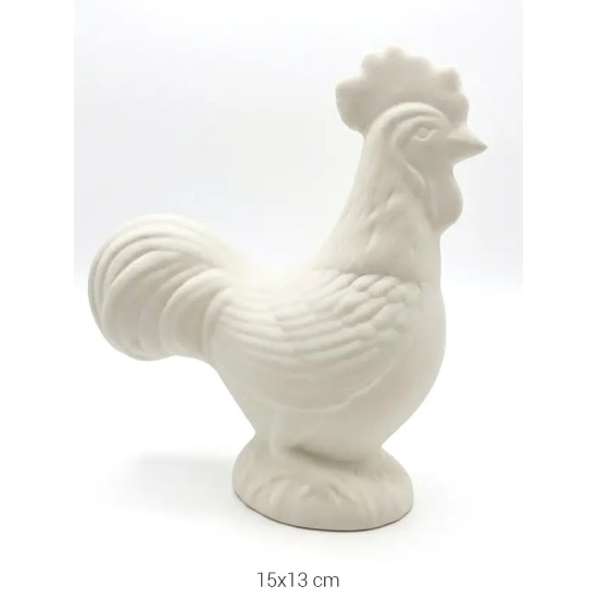 SR079 Horoz Ham Seramik Obje