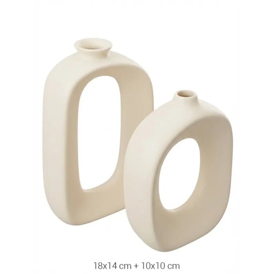 SR111 Kare Simit Takım Ham Seramik Obje