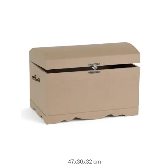 SA402 Küçük Bombe Sandık Ahşap Boyanabilir Obje