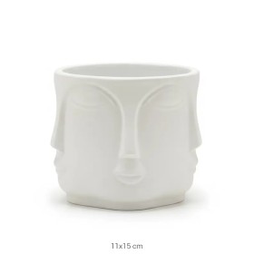 P105 Yana Minimalist Çok Yüzlü Saksı Ham Polyester Obje