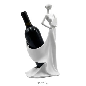 P213 Yana Yelpazeli Kadın Şaraplık Ham Polyester Obje