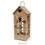 L344 Orta Boy Ev Fener Ahşap Boyanabilir Obje