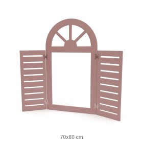 AY116 Alaçatı Ayna Çerçevesi Ahşap Boyanabilir Obje