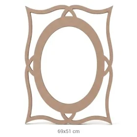 AY118 Ayna Çerçevesi Ahşap Boyanabilir Obje