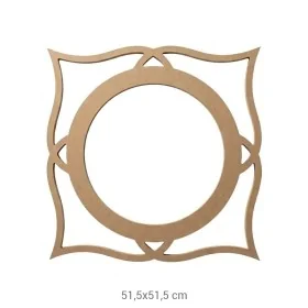 AY120 Ayna Çerçevesi Ahşap Boyanabilir Obje