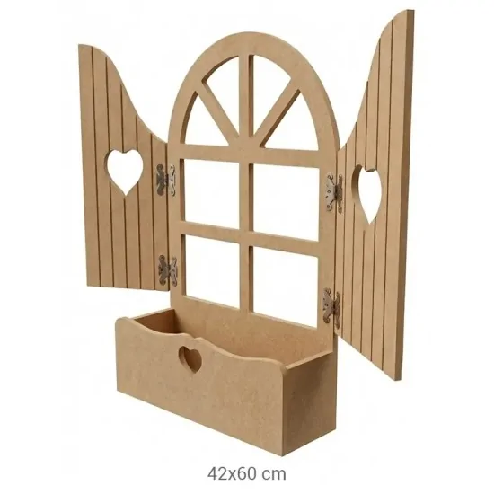 AY122 Ayna Çerçevesi Ahşap Boyanabilir Obje