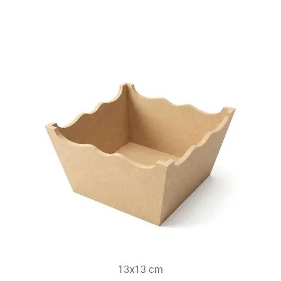 E320 Küçük Çerezlik Ahşap Obje