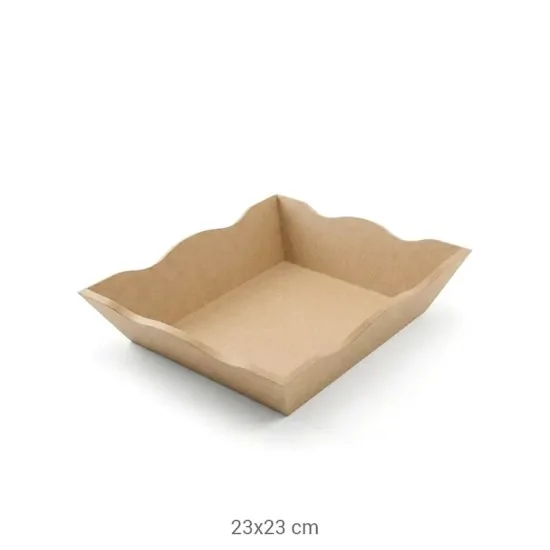 E327 Küçük V Ekmeklik Ahşap Boyanabilir Obje