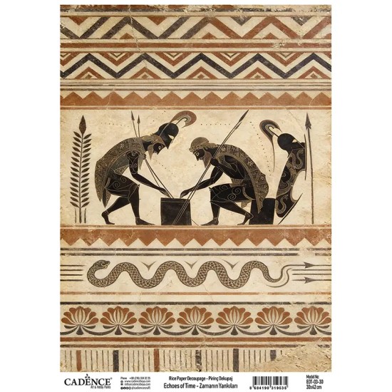 EOT03 Zamanın Yankıları Cadence Pirinç Dekopaj Kağıdı 30X42cm