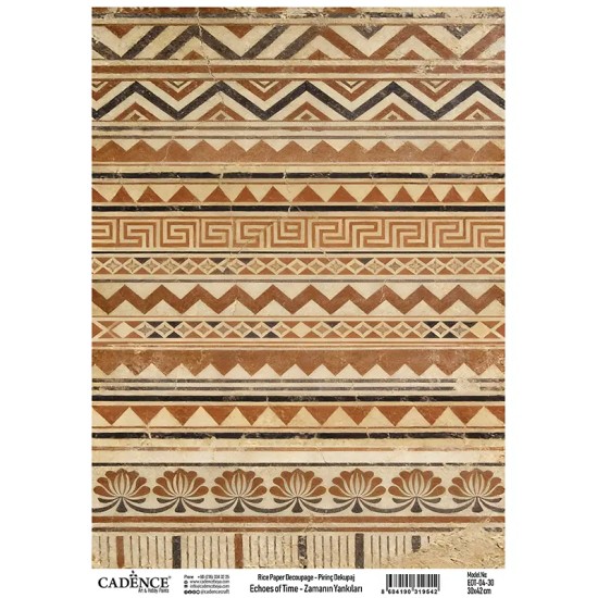 EOT04 Zamanın Yankıları Cadence Pirinç Dekopaj Kağıdı 30X42cm