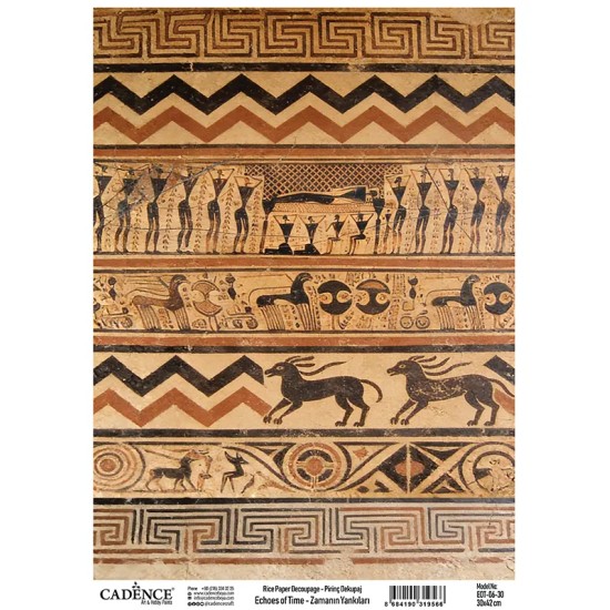 EOT06 Zamanın Yankıları Cadence Pirinç Dekopaj Kağıdı 30X42cm