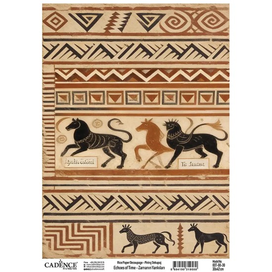 EOT08 Zamanın Yankıları Cadence Pirinç Dekopaj Kağıdı 30X42cm