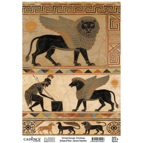 EOT09 Zamanın Yankıları Cadence Pirinç Dekopaj Kağıdı 30X42cm