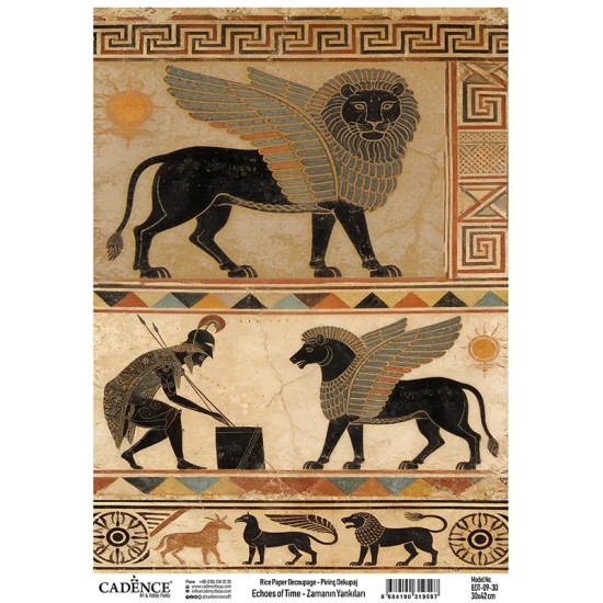 EOT09 Zamanın Yankıları Cadence Pirinç Dekopaj Kağıdı 30X42cm