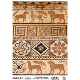 EOT10 Zamanın Yankıları Cadence Pirinç Dekopaj Kağıdı 30X42cm