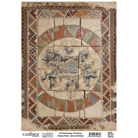 EOT19 Zamanın Yankıları Cadence Pirinç Dekopaj Kağıdı 30X42cm