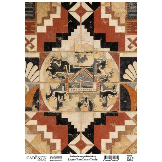 EOT21 Zamanın Yankıları Cadence Pirinç Dekopaj Kağıdı 30X42cm