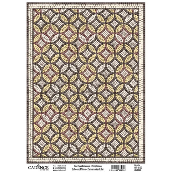 EOT22 Zamanın Yankıları Cadence Pirinç Dekopaj Kağıdı 30X42cm